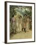 J M Barrie 'Quality Street'-Hugh Thomson-Framed Giclee Print