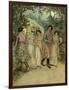 J M Barrie 'Quality Street'-Hugh Thomson-Framed Giclee Print