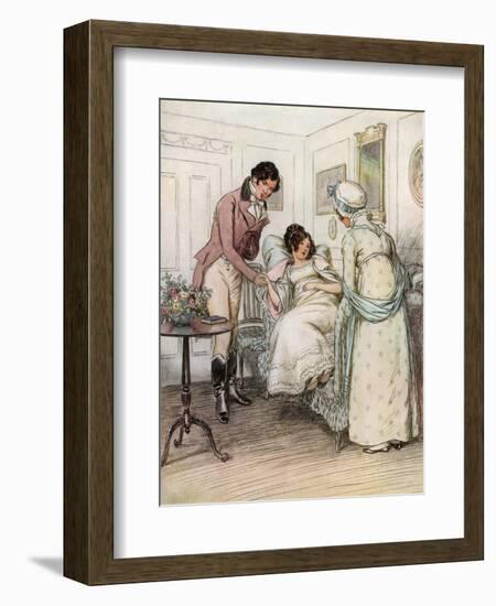 J M Barrie 'Quality Street'-Hugh Thomson-Framed Giclee Print