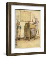 J M Barrie 'Quality Street'-Hugh Thomson-Framed Giclee Print