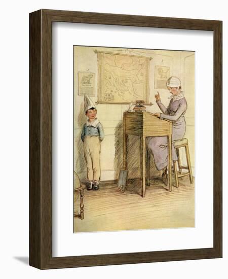 J M Barrie 'Quality Street'-Hugh Thomson-Framed Giclee Print