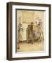 J M Barrie 'Quality Street'-Hugh Thomson-Framed Giclee Print