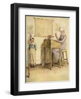 J M Barrie 'Quality Street'-Hugh Thomson-Framed Giclee Print