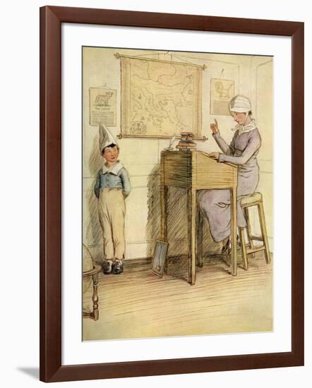 J M Barrie 'Quality Street'-Hugh Thomson-Framed Giclee Print