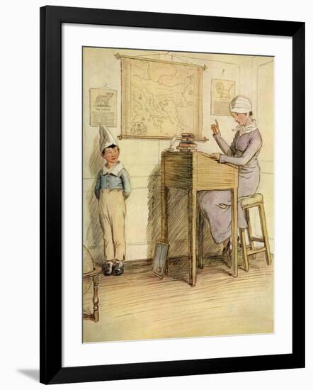 J M Barrie 'Quality Street'-Hugh Thomson-Framed Giclee Print