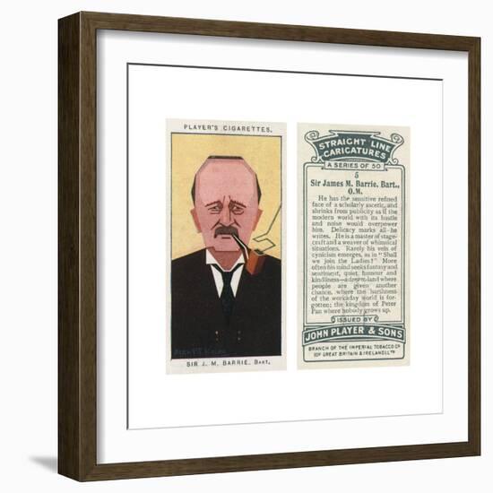 J M Barrie - Scottish Author and Dramatist-Alick P^f^ Ritchie-Framed Giclee Print