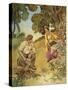 J M Barrie 'The Admirable Crichton'-Hugh Thomson-Stretched Canvas