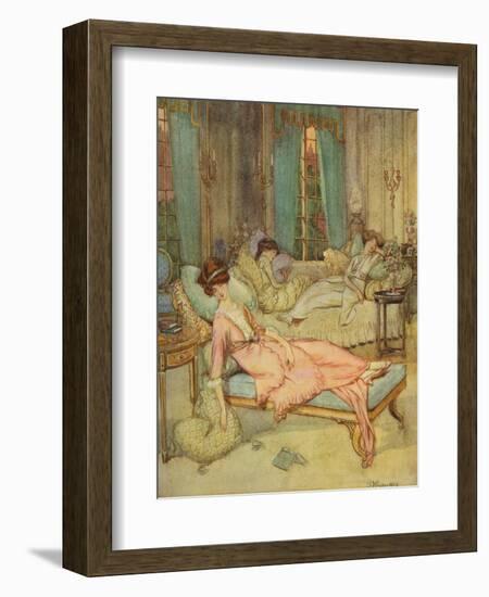 J M Barrie 'The Admirable Crichton'-Hugh Thomson-Framed Giclee Print