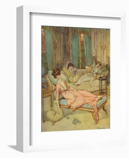 J M Barrie 'The Admirable Crichton'-Hugh Thomson-Framed Giclee Print