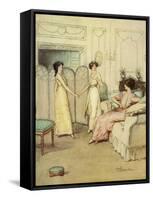 J M Barrie 'The Admirable Crichton'-Hugh Thomson-Framed Stretched Canvas