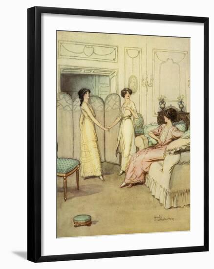 J M Barrie 'The Admirable Crichton'-Hugh Thomson-Framed Giclee Print