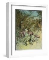 J M Barrie 'The Admirable Crichton'-Hugh Thomson-Framed Giclee Print