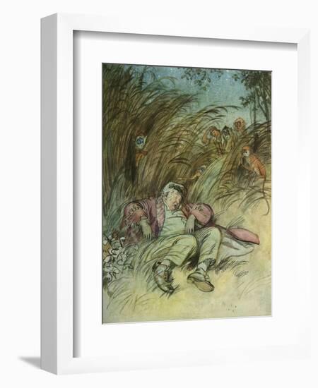 J M Barrie 'The Admirable Crichton'-Hugh Thomson-Framed Giclee Print