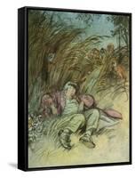 J M Barrie 'The Admirable Crichton'-Hugh Thomson-Framed Stretched Canvas