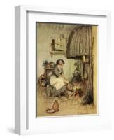 J M Barrie 'The Admirable Crichton'-Hugh Thomson-Framed Giclee Print