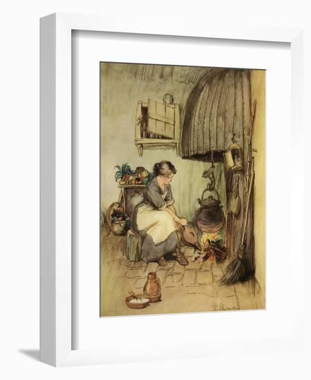 J M Barrie 'The Admirable Crichton'-Hugh Thomson-Framed Giclee Print