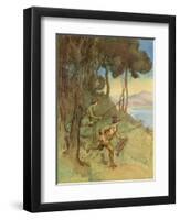 J M Barrie 'The Admirable Crichton'-Hugh Thomson-Framed Giclee Print