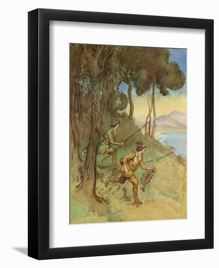 J M Barrie 'The Admirable Crichton'-Hugh Thomson-Framed Giclee Print