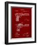 J.M. Browning Pistol Patent-Cole Borders-Framed Art Print