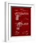 J.M. Browning Pistol Patent-Cole Borders-Framed Art Print