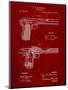 J.M. Browning Pistol Patent-Cole Borders-Mounted Art Print