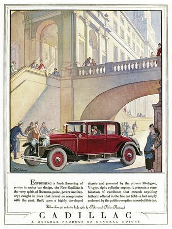 Cadillac Ad, 1928