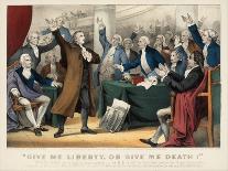 "Give Me Liberty or Give Me Death!, 1876-N. and Ives, J.M. Currier-Framed Giclee Print