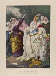 The Rival Queens, Mary Queen of Scots Defying Queen Elizabeth, 1857-72-N. and Ives, J.M. Currier-Giclee Print