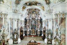 Interior of the Benedictine Abbey Church, 1711-31-J. M. Fischer-Stretched Canvas
