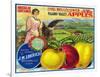 J.M.L. Pajaro Valley Brand Apple Label, Watsonville, California-Lantern Press-Framed Art Print