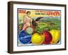 J.M.L. Pajaro Valley Brand Apple Label, Watsonville, California-Lantern Press-Framed Art Print