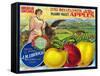 J.M.L. Pajaro Valley Brand Apple Label, Watsonville, California-Lantern Press-Framed Stretched Canvas