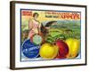 J.M.L. Pajaro Valley Brand Apple Label, Watsonville, California-Lantern Press-Framed Art Print