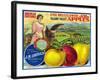 J.M.L. Pajaro Valley Brand Apple Label, Watsonville, California-Lantern Press-Framed Art Print