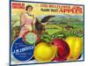 J.M.L. Pajaro Valley Brand Apple Label, Watsonville, California-Lantern Press-Mounted Art Print