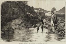 Sketches in Braemar, Fly-Fishing on the Cluny-J.M.L. Ralston-Giclee Print