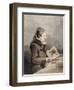 J.M.W. Turner in the British Museum-John Thomas Smith-Framed Giclee Print