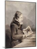 J.M.W. Turner in the British Museum-John Thomas Smith-Mounted Giclee Print