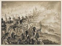 Battle of Alexandria: The 28th Regiment in Action During the Battle-J. Marshman-Framed Art Print