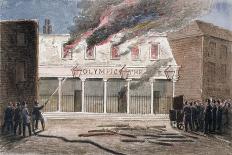 Portion of London Wall Showing the Internal Face on Cooper's Row, City of London, 1864-J Maund-Framed Giclee Print