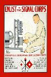 Enlist in the Signal Corps-J. Mcgibbon Brown-Framed Art Print