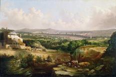 A View of Sheffield from Psalter Lane, C.1850-J. McIntyre-Framed Giclee Print