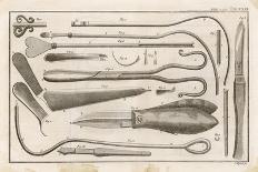 Variety of Surgical Instruments-J. Mynde-Framed Art Print