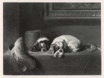 King Charles Spaniels the Cavalier Pets-J. Outrim-Laminated Art Print