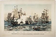 The Battle of Lake Erie, Commodore O.H. Perry's Victory, 1878-J. P. Newell-Laminated Giclee Print