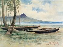 Diamond Head, Hawaii, 1886-J.P. Strong-Giclee Print