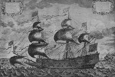 'The Sovereign of the Seas', c1637-J Payne-Giclee Print