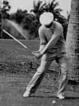 Golfer Ben Hogan, Demonstrating His Golf Drive-J^ R^ Eyerman-Premium Photographic Print