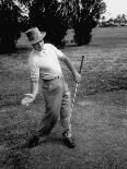 Golfer Ben Hogan, Dropping His Club at Top of Backswing-J^ R^ Eyerman-Framed Premium Photographic Print