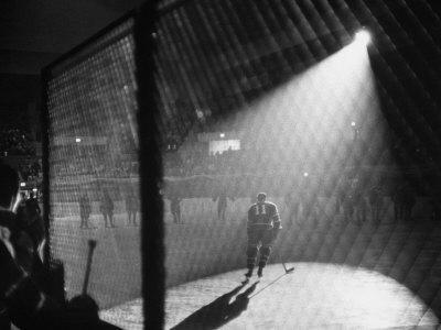 Hockey Game Being Held in the Spokane Colliseum